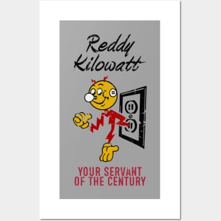 Reddy Kilowatt - Vintage Retrocolor Posters and Art